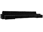 Диван П-образный с полками Лига-053 НПБ МегаЛонг