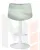 Стул барный DOBRIN TAILOR WHITE (пудрово-мятный велюр (MJ9-87))