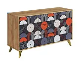 Комод Фьюжн КМ-003 крафт золотой/Vinil Комод Фьюжн КМ-003 крафт золотой/Vinil