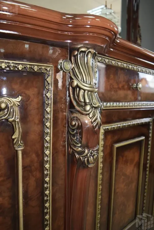 Сервант Джоконда 5-ств корень дуба глянец