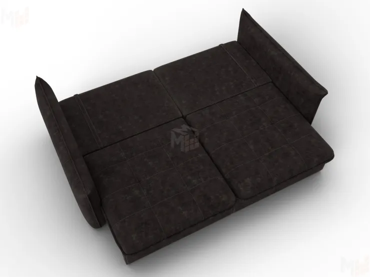 Диван прямой Лига-100 НПБ ( BRUT 17 коричневый )