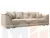 Диван прямой НордСтар НПБ ( SEVEN 729 бежевый )