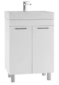 Тумба под умывальник "Енисей 60" Контраст без ящика Айсберг