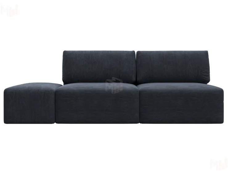 Диван прямой модульный с пуфом Лига-060 НПБ