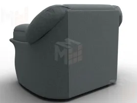 Кресло Карнелла ( Амур 07 серый )