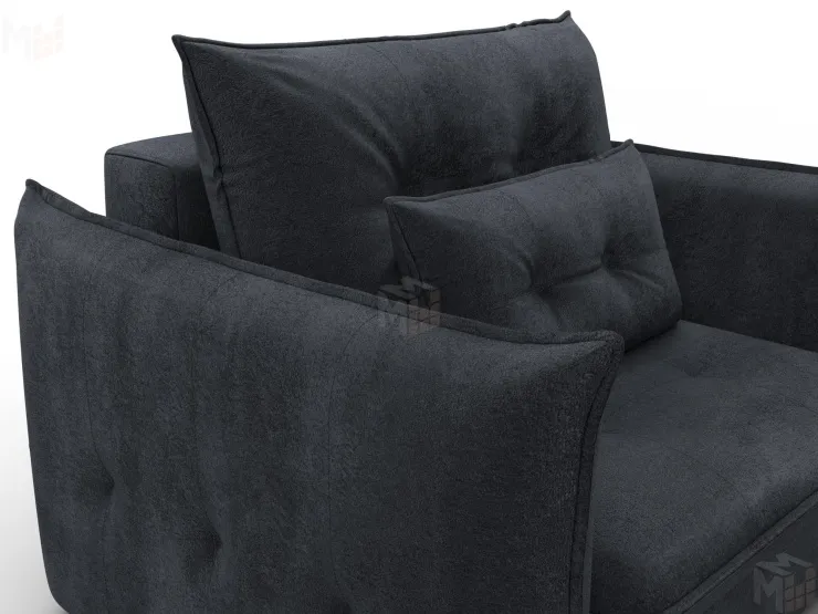 Кресло Лига-100 НПБ ( TOWER 11 темно-серый )