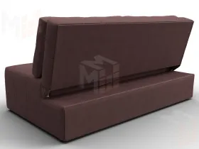 Диван прямой Лига-107 (160) ( JOLY 09 бордовый )