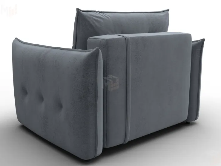 Кресло Лига-100 НПБ ( TOWER 10 серый )