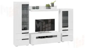 Набор мебели Фьюжн №1 - ГН-260.001 Белый, Белый глянец