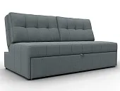 Диван прямой Лига-107 (160) ( Амур 07 серый )