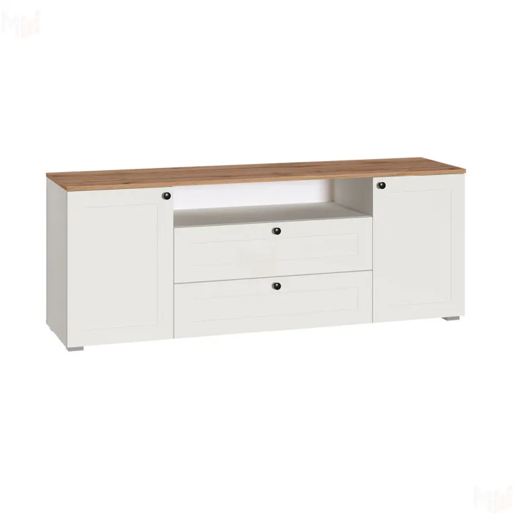 Тумба под ТВ Остин 16.47   белый шагрень