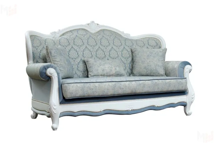 Диван Мишель 3х местный белый матовый