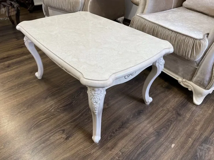 Столик прямоугольный Патрисия крем корень глянец