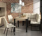 Кухонный диван РЕАЛ барнео крем Кухонный диван РЕАЛ барнео крем