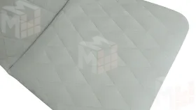 Стул Стенли К3 Белый матовый, Велюр Confetti Silver