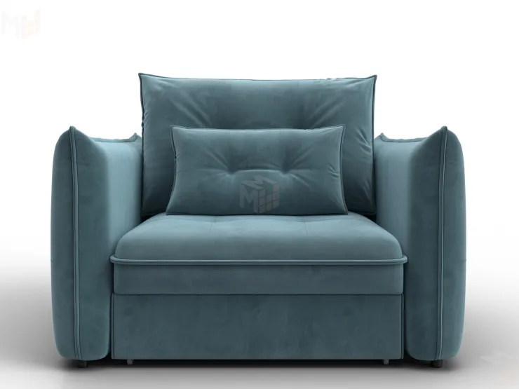 Кресло Лига-100 НПБ ( SEVEN 113 бирюзовый )