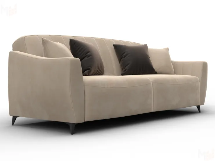 Диван-книжка Лига-095 НПБ ( SEVEN 729 бежевый )