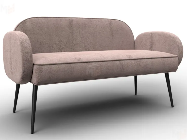 Диван прямой Лига-086 ( TOWER 05 бежевый )