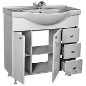 Тумба под умывальник Домино "Сенеж 87 классик" с тремя ящиками Тумба под умывальник Домино "Сенеж 87 классик" с тремя ящиками