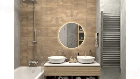 Зеркало Ajour с LED подсветкой (2700K) d 645