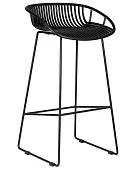 Стул барный DOBRIN FRANK (черный)