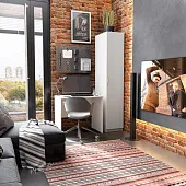 2.03.06.010.1 КАСТОР стол письменный 80х50 RU белый 2.03.06.010.1 КАСТОР стол письменный 80х50 RU белый