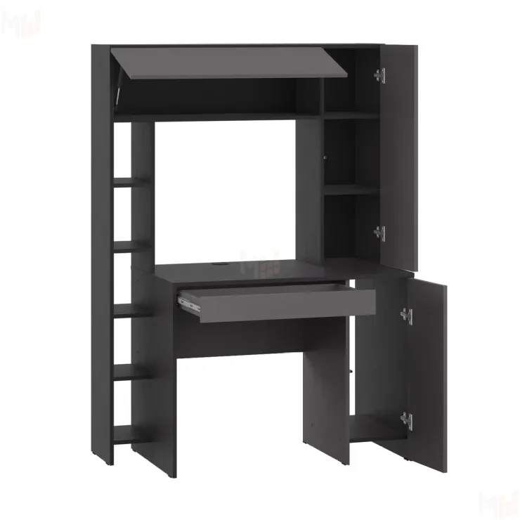  Стол компьютерный Комфорт 12.71 Антрацит, Темно - серый