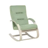 Кресло-качалка Leset Милано (Слоновая кость/V14 бирюзовый)