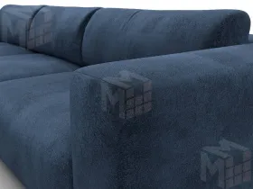 Диван угловой Лига-066 НПБ Лонг угол левый ( TOWER 13 синий )