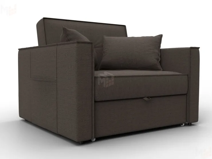 Кресло-кровать Лига-104 (80) ( Амур 05 коричневый )
