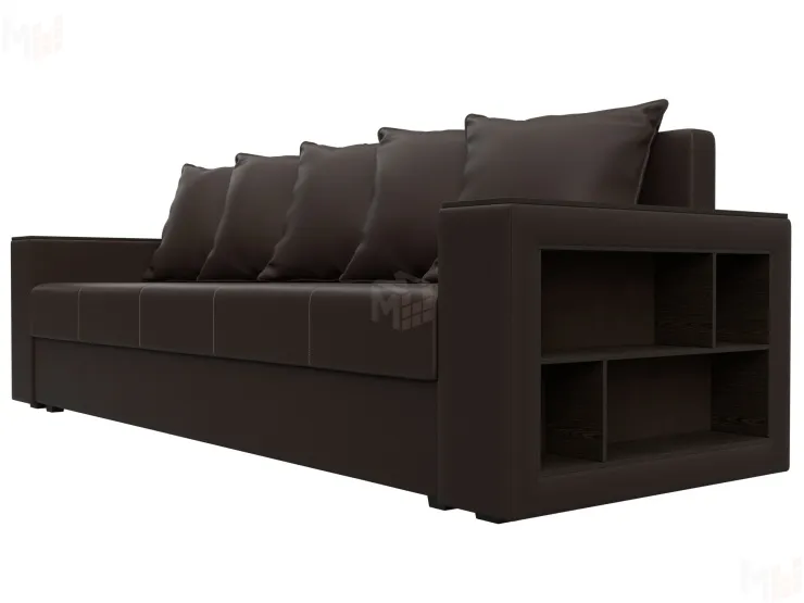 Диван прямой Дубай Лайт ( Коричневый )