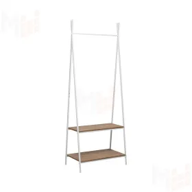 Вешалка гардеробная Leset Стилвуд 12 (Белый/Дуб крафт золотой)