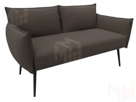 Диван прямой Лига-083 ( рогожка Амур 05 коричневый )