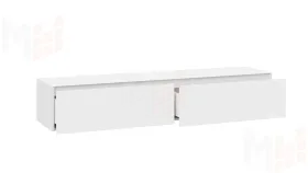 Тумба ТВ Глосс - ТД 319.03.11 Белый глянец, Стекло Белый глянец