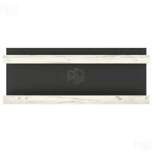 Полка навесная Соната НПС-1200 Дуб Крафт белый - Антрацит