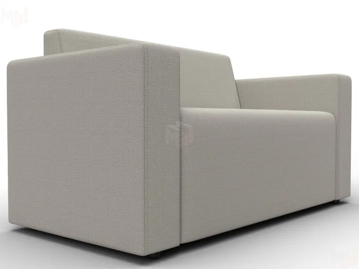 Диван прямой Лига-093 ( Амур 02 бежевый )