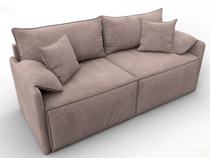 Диван прямой модульный Лига-106 ( TOWER 05 бежевый )