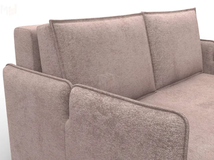 Диван прямой Лига-117 ( TOWER 05 бежевый )