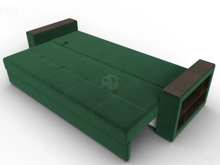 Диван прямой Дубай Лайт ( Зеленый )