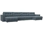 Диван П-образный с декором Лига-049 НПБ Лонг