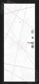 Входная металлическая дверь Граффити-5 Букле черное/Snow Art Входная металлическая дверь Граффити-5 Букле черное/Snow Art