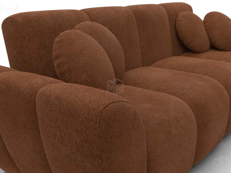 Диван-книжка Лига-129 ( LAIM 14 терракотовый )