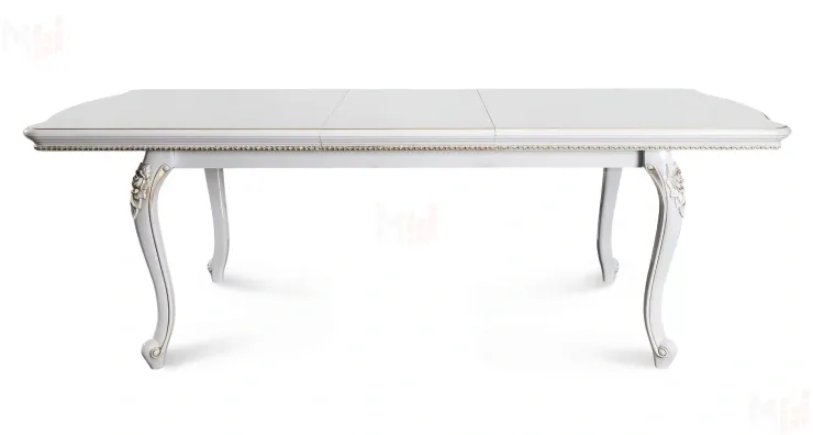 Стол Натали прямоугольный белый глянец
