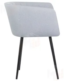 Стул обеденный DOBRIN ALINA (серо-голубая ткань (LAR-106D-23))