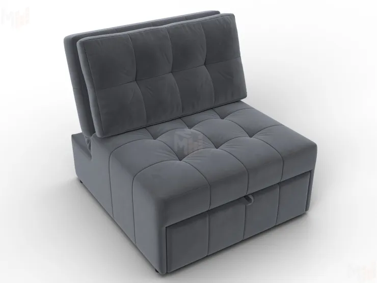 Кресло-кровать Лига-107 (80) ( SEVEN 17 серый )