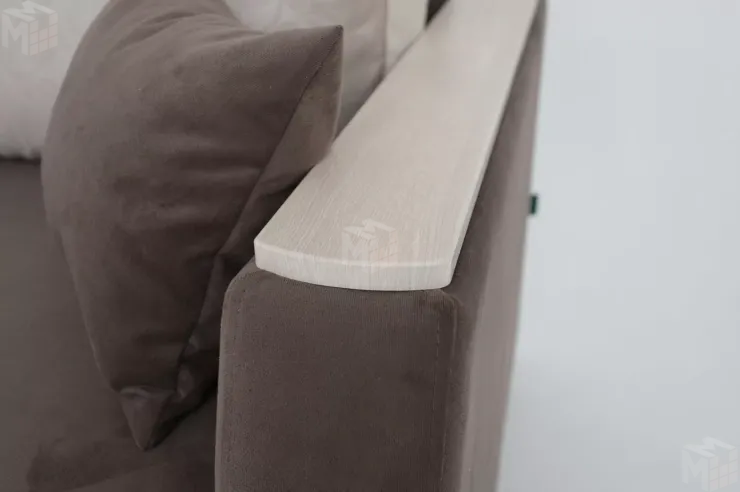  Диван еврокнижка Карлос Ньютон Дарк Браун/Софитель 3Д 2