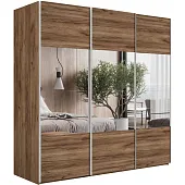 Шкаф-купе Эста 3-х дверный Комби (6 ЛДСП / 6 Зеркал) 240 см.