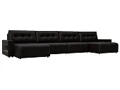 Диван П-образный с полками Лига-053 НПБ Лонг