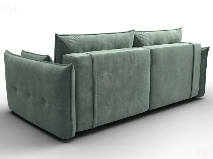 Диван прямой Лига-100 НПБ ( BRUT 08 зеленый )