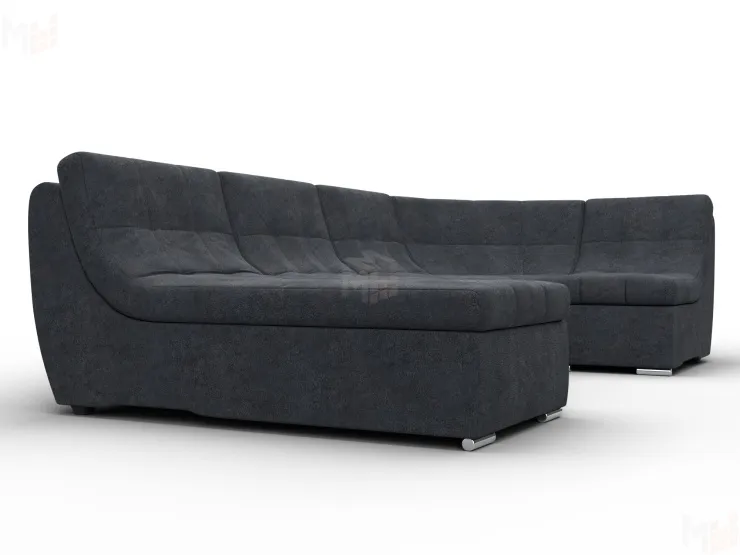 Диван П-образный модульный Холидей ( LAIM 26 темно-серый )